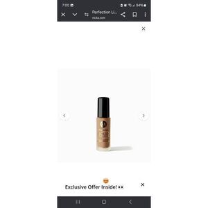 New Lot of 3 Sealed NK Makeup Perfection Liquid Foundation FFPF07 Mocha